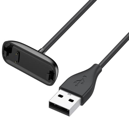 Image of MohLythrix Charger Compatible with Fitbit Inspire 3 Charging Cable Magnetic Fast USB Cord Dock Replacement for Inspire 3 Fitness Tracker, 3.3ft