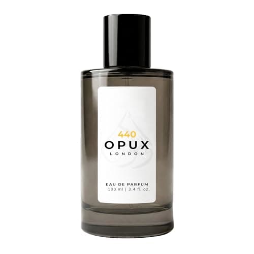Image of OPUX London Inspired Alternative Code 440 Eau de Parfum for Men – Citrus Leather Tonka Bean Fragrance, Warm Spicy Aromatic Scent, Long Lasting Evening & Date Night Perfume 100ml