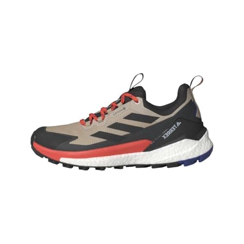 Image of adidas Men's Terrex Free Hiker 2.0 Gore-tex Low Top Hiking Shoes, Wonder Beige/Core Black, 10 UK