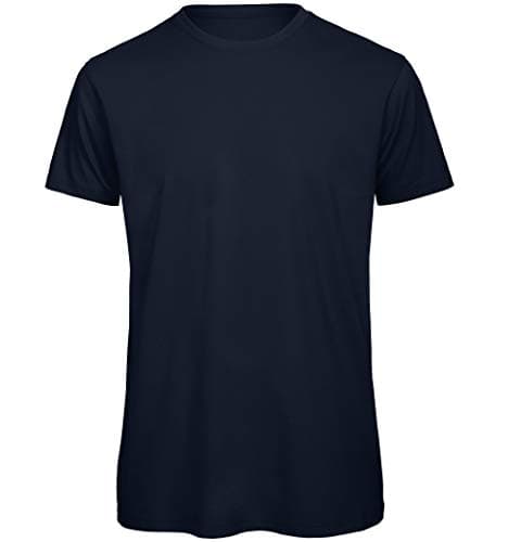 Image of B&C Mens Organic Inspire Tee - Navy Blue - L