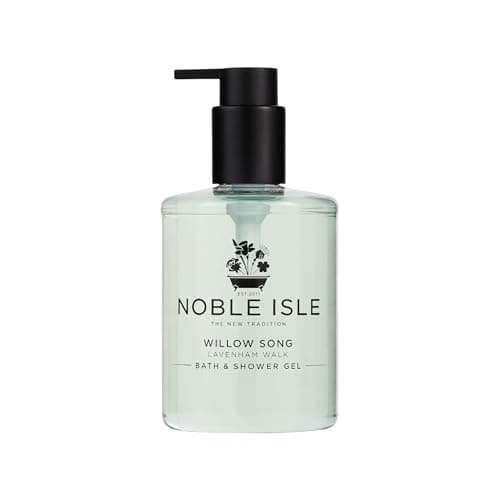 Image of Noble Isle Shower Gel | Luxury Bath & Body Wash For Men & Women | Vegan Friendly, Real Perfume, Britain In A Bottle | Made In The UK (Willow Song,250ml)