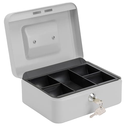 Image of Burg-Wachter Money 5020 8 Inch Cash Box - Grey