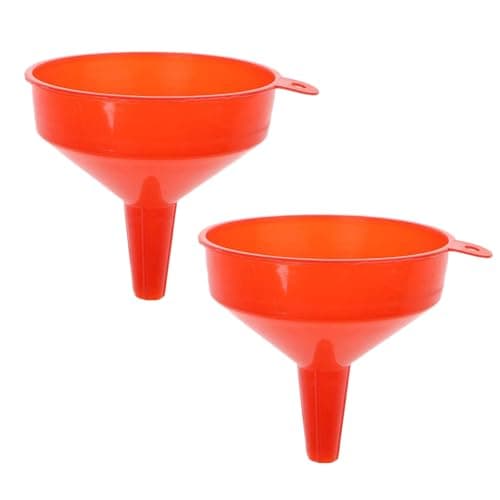 Image of 2Pcs Filling Funnel Spout Pour Engine Oil Tool Petrol for Car for Car Motorcycle Truck Vehicle, Oil System Tools(Diameter 14)