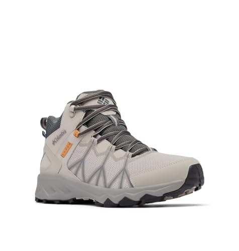 Image of Columbia Men's Peakfreak Ii Mid Outdry Hiking Shoe, Flint Grey/Canyon Sun, 8 UK