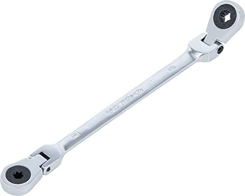 Image of BGS 71028-6X8 | Double Ratchet Ring Spanner | adjustable | with E-Type Ring Heads | E6 x E8
