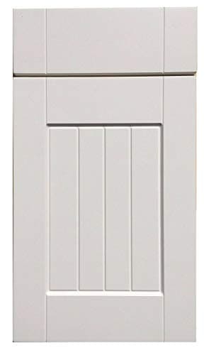 Image of Kitchen Unit Cupboard Doors Ivory Tongue and Groove Panel Shaker (160mm x 496mm)
