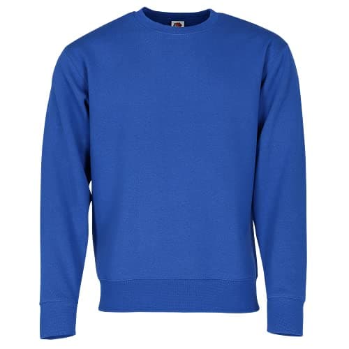Image of Fruit Of The Loom Men 62-202-0 Sweatshirt - Royal, Medium