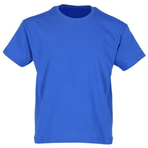 Image of FRUIT OF THE LOOM Unisex Kids Valueweight Short Sleeve T Shirt, Royal Blue, 12-13 Years UK