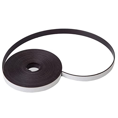 Image of 5m Anisotropic Magnetic Tape Black 1x10mm Magnetic Tape for LED Drywall Profiles