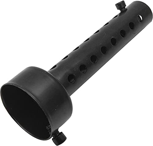 Image of Riloer Motorcycle Exhaust Silencer, Universal Adjustable Removable Motorbike Can Exhaust Muffler Baffle Silencer for 35/48/60mm Tail Exhaust Pipe, Black/Silver