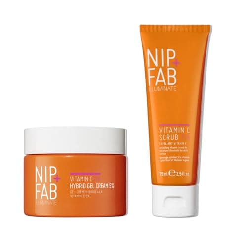 Image of Nip + Fab - The Glow Set - Vitamin C Gel Cream and Vitamin C Clay Mask for Glowing Complexion