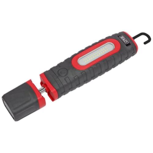 Image of Sealey 360° 15W & 3W SMD LED Rechargeable Inspection Light - Red - LED3606R