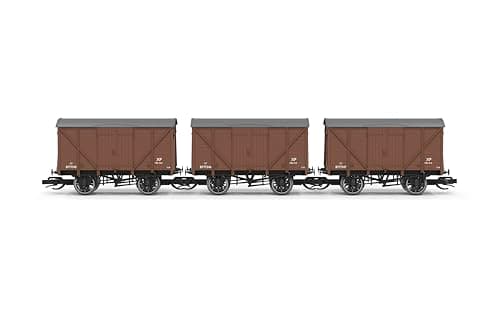 Image of Hornby TT:120 TT6044 BR Vent Van Triple Pack B777345-346-347 Model Railway