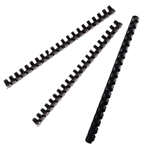 Image of Fellowes Value A4 14mm Binding Combs - Black (Pack of 100)
