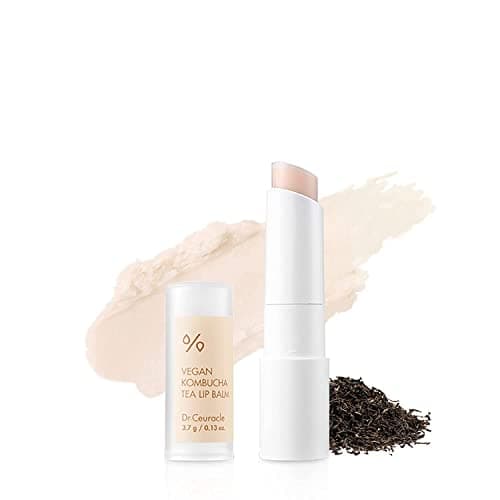 Image of Dr.Ceuracle Vegan Kombucha Tea Lip Balm 3.7gㅣCruelty Free Hydrating & Nourishing Lip CareㅣLip Moisturizer for Dry Cracked Chapped LipsㅣShea Butter, Botanical Squalene from OlivesㅣNot Tested On Animals