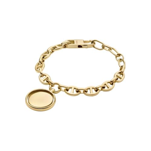 Image of Fossil Women's Heritage Gold Stainless Steel Bracelet, JF04801710