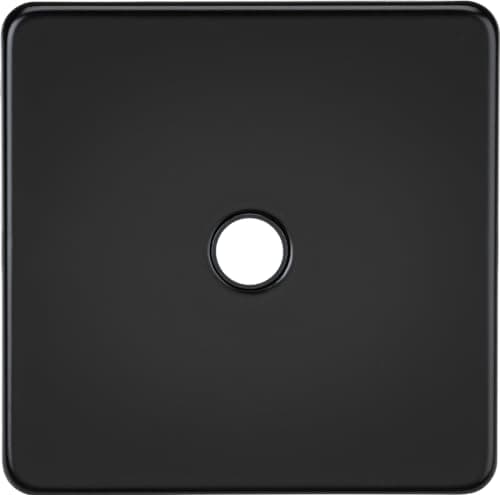 Image of Knightsbridge 20A Flex Outlet Plate - Matt Black