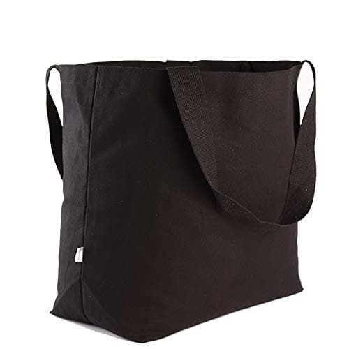 Image of Augbunny Durable 100% Cotton 12oz Canvas Heavy Duty Extra Large Grocery Bag Beach Tote Shopping Bag Multi Purpose Tote.