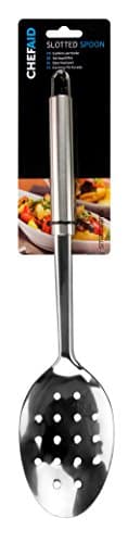 Image of Chef Aid Stainless Steel Slotted Spoon, 28 x 12 x 4cm, Silver