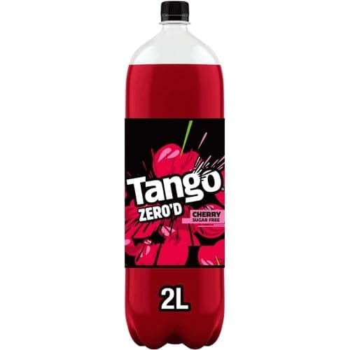 Image of Tango Drinks Any Flavor 2026 (Tango Zero'd Cherry Sugar Free Bottle 2 Litre)