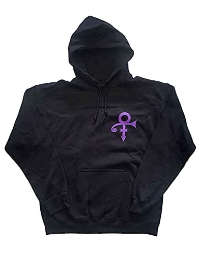 Image of Prince Hoodie Lotus Flower Logo Official Mens Black Pullover XXL
