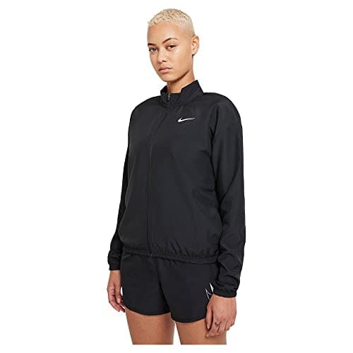 Image of Nike DD4925-010 W NK DF SWSH RUN JKT Jacket Women's black/white Size XL