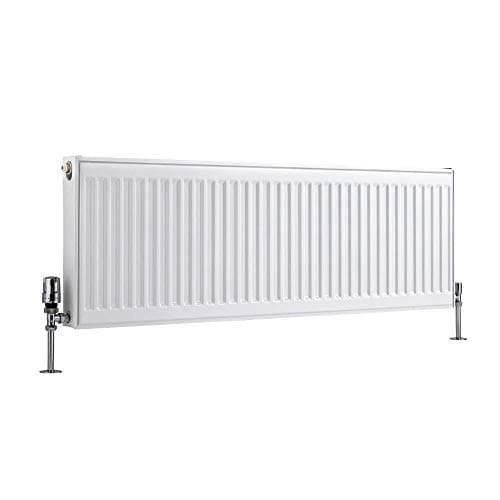 Image of Milano Compact White Type 11 Horizontal Single Panel Convector Radiator - 400mm x 1200mm