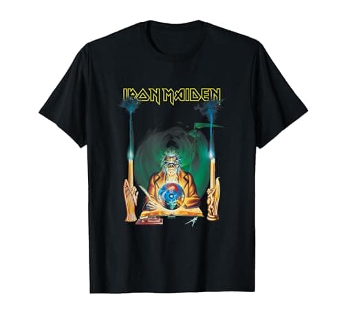 Image of Iron Maiden Clairvoyant T-Shirt, Men, Black, Medium