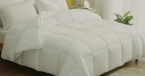 Image of L S U Warm Soft Duvet - Waterproof Fire Retardant Non Allergic All Year Around Green Tint Quilt (TOG 10.5, Single)