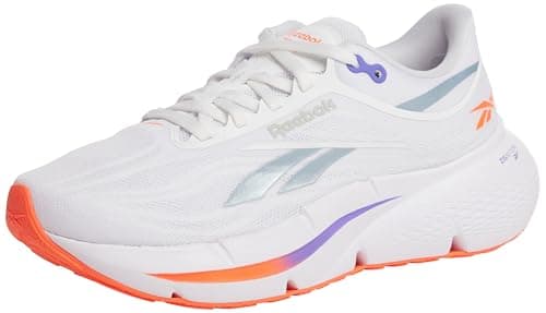 Image of Reebok Women's Zignition Trainers, White/Royal Purple/Flash Orange, 37 EU, White Royal Purple Flash Orange, 5 UK