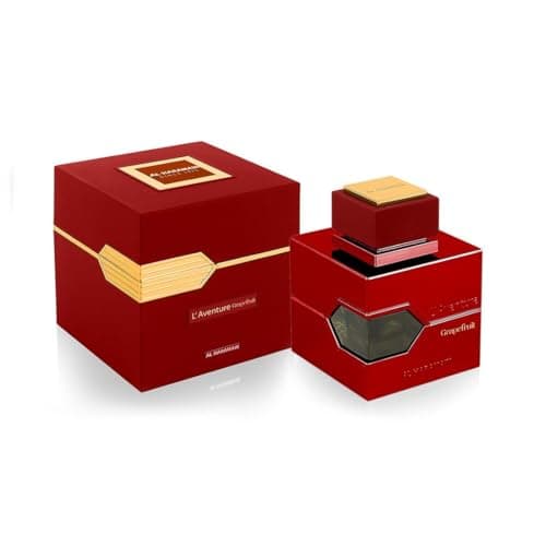 Image of Al Haramain L’Aventure Grapefruit Extrait de Parfum 100ml | Luxury Unisex Arabian Perfume Spray | Long-Lasting Citrus Floral Fragrance with Jasmine, Rose, Vanilla & Musk | Elegant Premium Gift Perfume