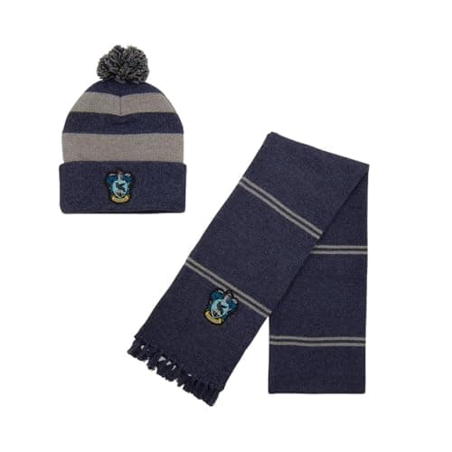 Image of Harry Potter Ravenclaw Hat & Scarf Set