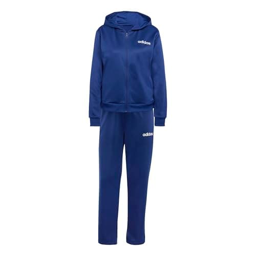 Image of adidas Women's ESSENTIALS LINEAR TRACKSUIT, dark blue, XS