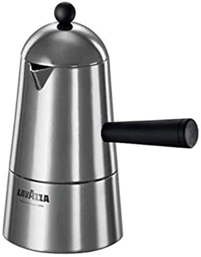 Image of LAVAZZA Carmencita Aluminium Coffee Maker, Espresso Moka, 1/2/3/6 Cups (1 Cup)