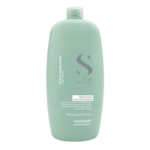 Image of Alfaparf Milano Semi di Lino Scalp Rebalance Balancing Low Shampoo, 1 L, 8022297095929
