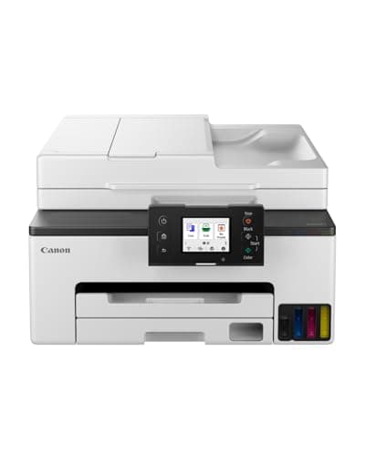 Image of Canon MAXIFY GX2050 Printer for Home & Office Use - Colour Home Printers & Scanners All-in-One Wireless | MegaTank Inkjet Printer, Copier, Scanner & Fax | WiFi, Ethernet & USB Connectivity A4 Printer