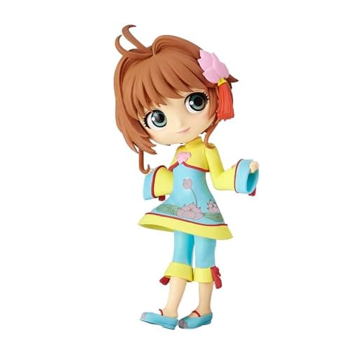 Image of Banpresto BP18525 CARDCAPTOR SAKURA - QPosket - Sakura Kinomoto A - Figurine 14cm, Black