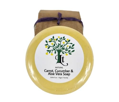 Image of Carrot, Cucumber & Aloe Vera Soap Bar - The Ultimate In Natural Skincare