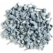 Image of Aptii Flat cable clips 100 Pack for 1.5mm twin & earth Grey