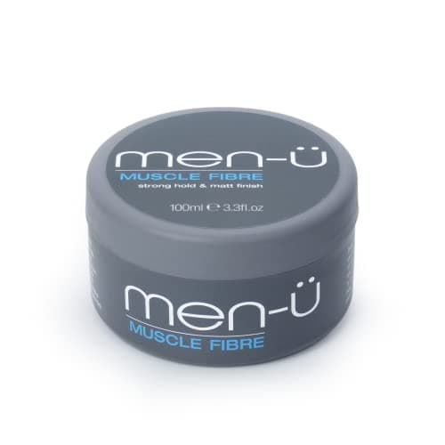 Image of men-ü MUSCLE FIBRE – Mens hair products – Hair putty w Strong long lasting hold matt finish. Instant style in your hands with a superb hold and separation, Mens Hair wax single walled puck 100ml, 1 count
