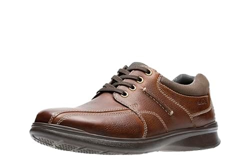 Image of Clarks Men's Cotrell Walk Oxford, Tobacco, 10 UK