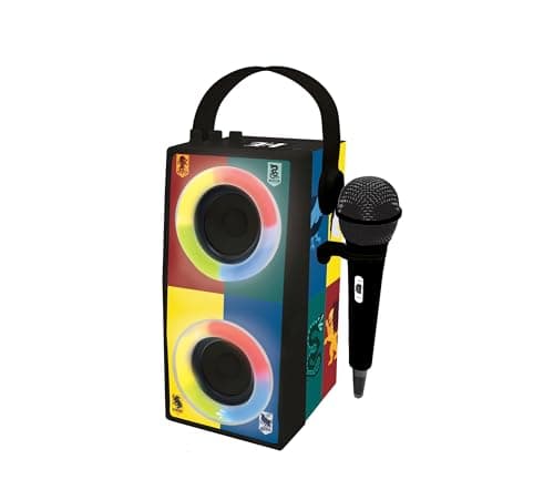 Image of LEXIBOOK, Harry Potter, Portable Bluetooth Light Speaker with Microphone, Light effects, Karaoke, Wireless, USB, SD card, Rechargeable battery, BTP180HPZ