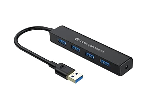 Image of Conceptronic C4PUSB3 4-Port USB 3.0 Hub - USB 3.0 SuperSpeed 5Gbps