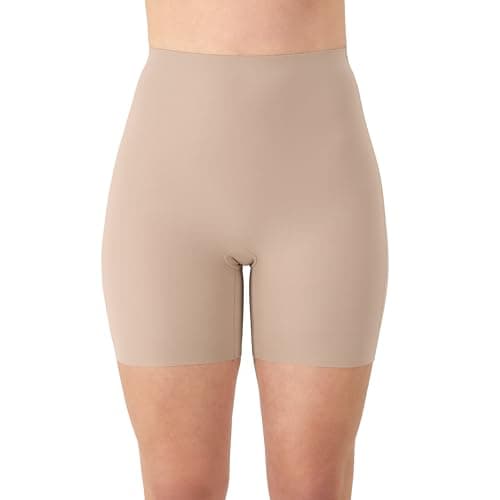 Image of Maidenform womens Shaping Shorty, Firm Control Shaping Shorts, Moisture-wicking Shapewear, Evening Blush, XXL