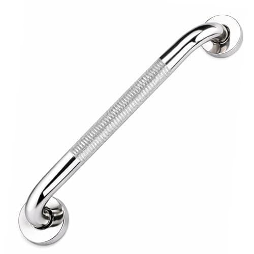 Image of supregear Bathroom Grab Bar Rail, 60 cm 304 Stainless Steel Anti-Slip Safety Rail for Elderly, Indoor/Outdoor Auxiliary Support Handle for Bathtub Shower Kitchen Bedroom Steps, Disabled Senior