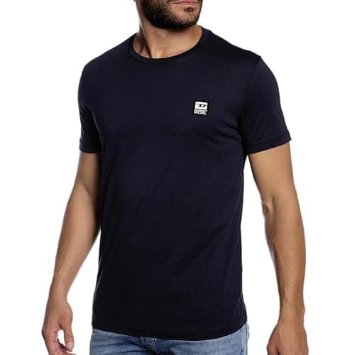 Image of Diesel Men's Navy T-Shirt T-Diegos, Black, XL