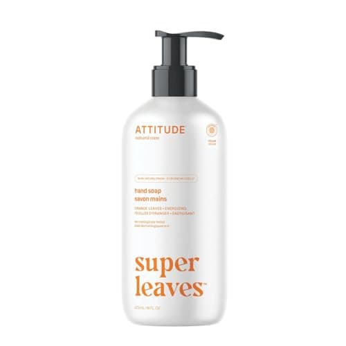 Image of Attitude 700334 Super Orange Leaves Natural Hand Soap