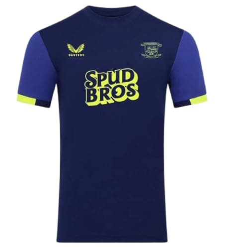 Image of Preston North End FC Men's Away Football Shirt 2025-2026 (UK, Alpha, XL, Regular, Regular) Blue