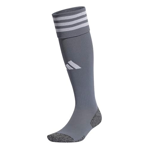 Image of adidas Unisex Adi 23 Socks, Team Onix/White, 6.5-8