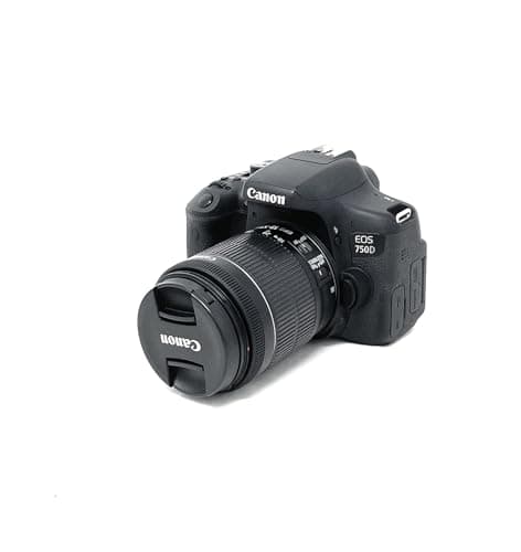 Image of Canon EOS 750D Digital SLR Body Only Camera with EF-S 18-55 mm f/3.5-5.6 IS STM Lens (24.2 MP, CMOS Sensor) 3-Inch LCD Screen